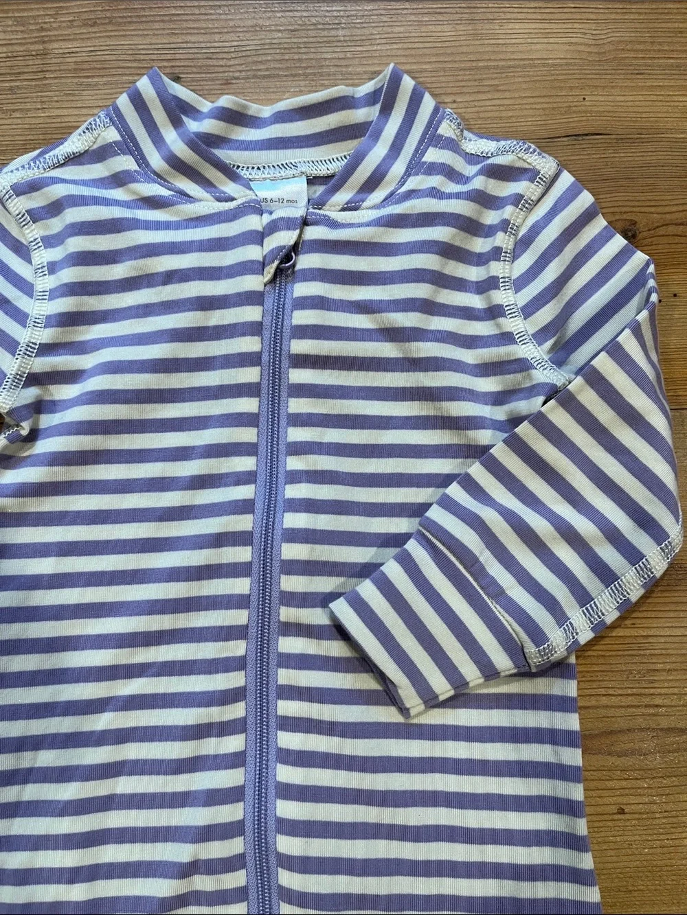 HANNA ANDERSSON 70 Purple Stripe Romper Jumper